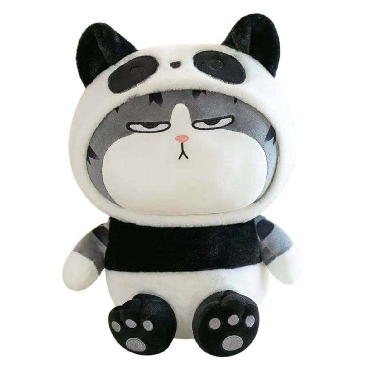 GENERICO - Peluche Gato Emperador Oso Panda - Mide 25 cm