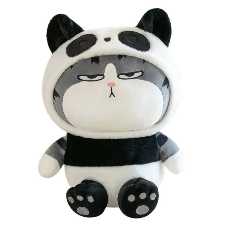 GENERICO - Peluche Gato Emperador Oso Panda - Mide 25 cm