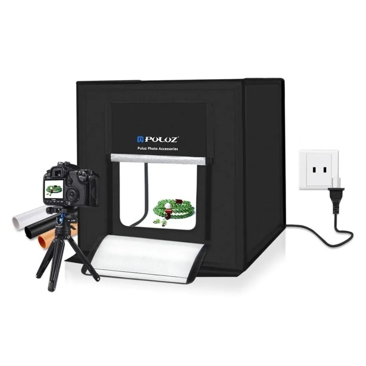 PULUZ - FOTO ESTUDIO CAJA PORTÁTIL DE FOTOGRAFIA 60 CM LUCES LED