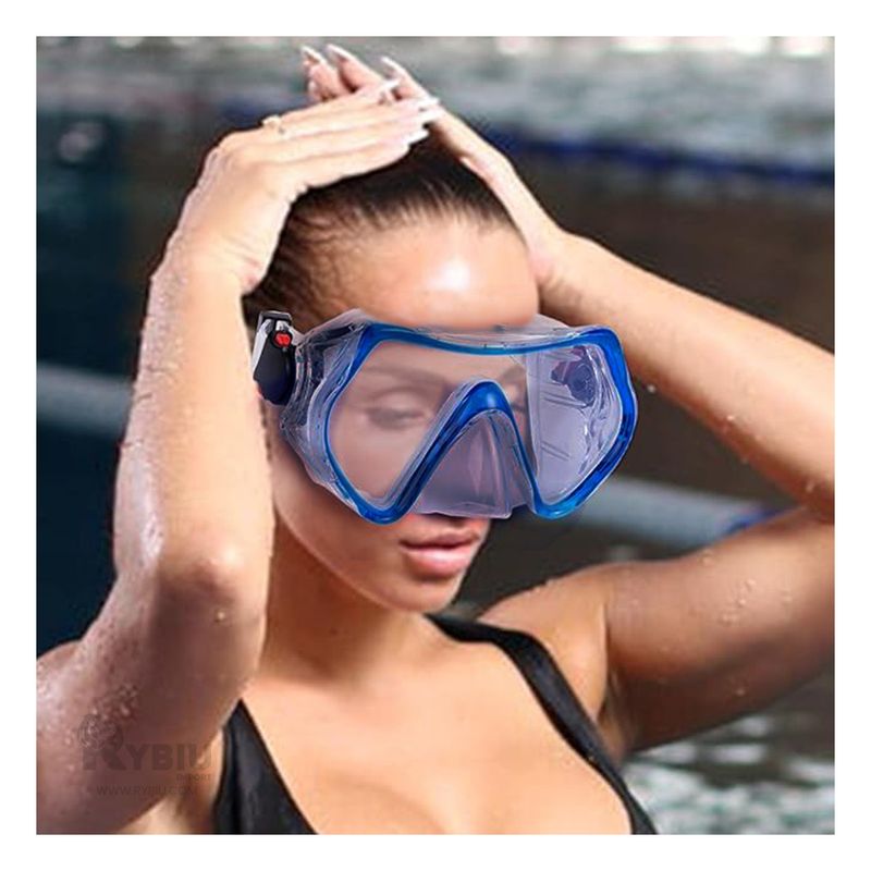RYBIU IMPORT - Lentes de Buceo Duradero y Funcional en Color Azul