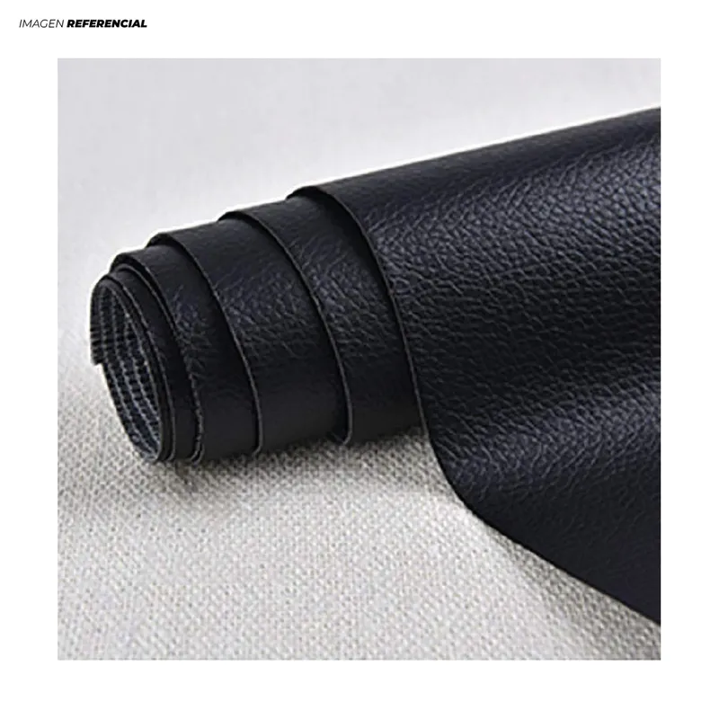 GENERICO - Cuero Sintético Autoadhesivo para Reparación Negro