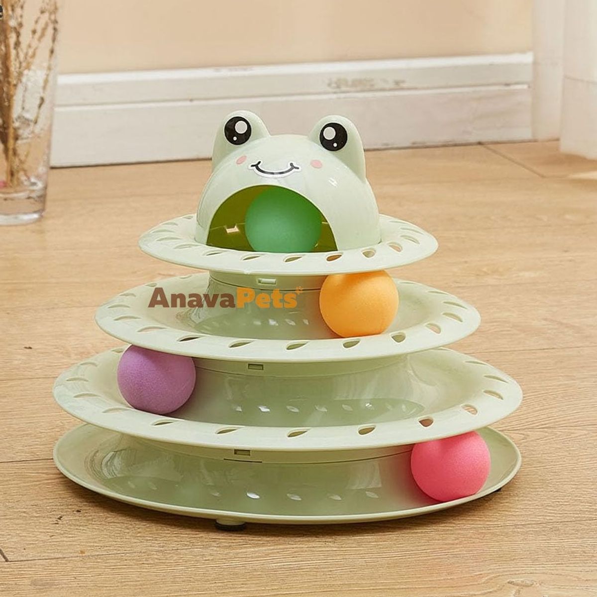 GENERICO - Torre Juguete Interactivo para Gatos - Verde