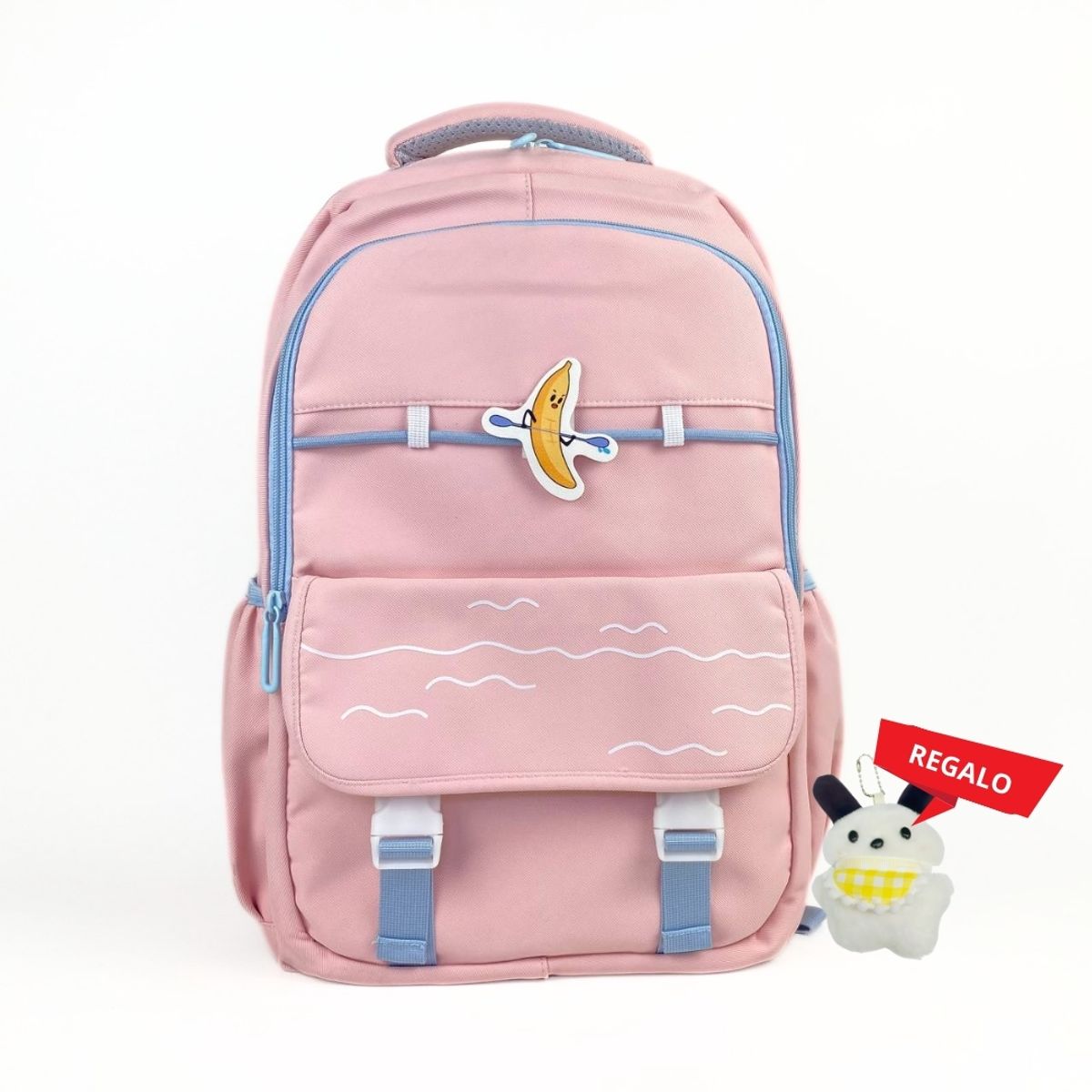 GENERICO - Mochila escolar kawaii aesthetic Wave 615