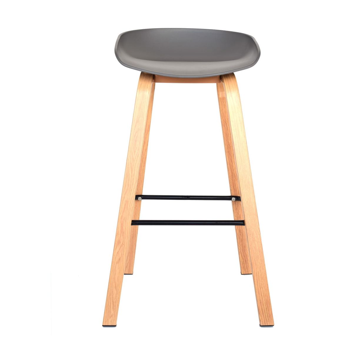 OFIDEAS - Silla Para Bar Fija Misuri Color Gris Ofideas