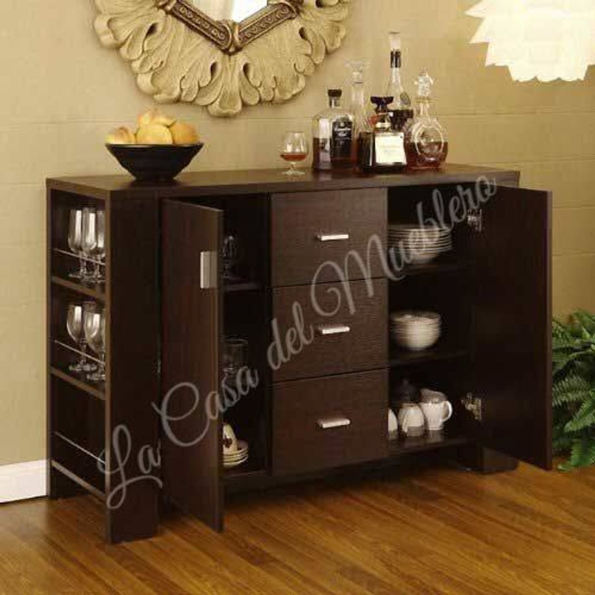 GENERICO - APARADOR CREDENZA HELSINKI - LA CASA DEL MUEBLERO  - WENGUE