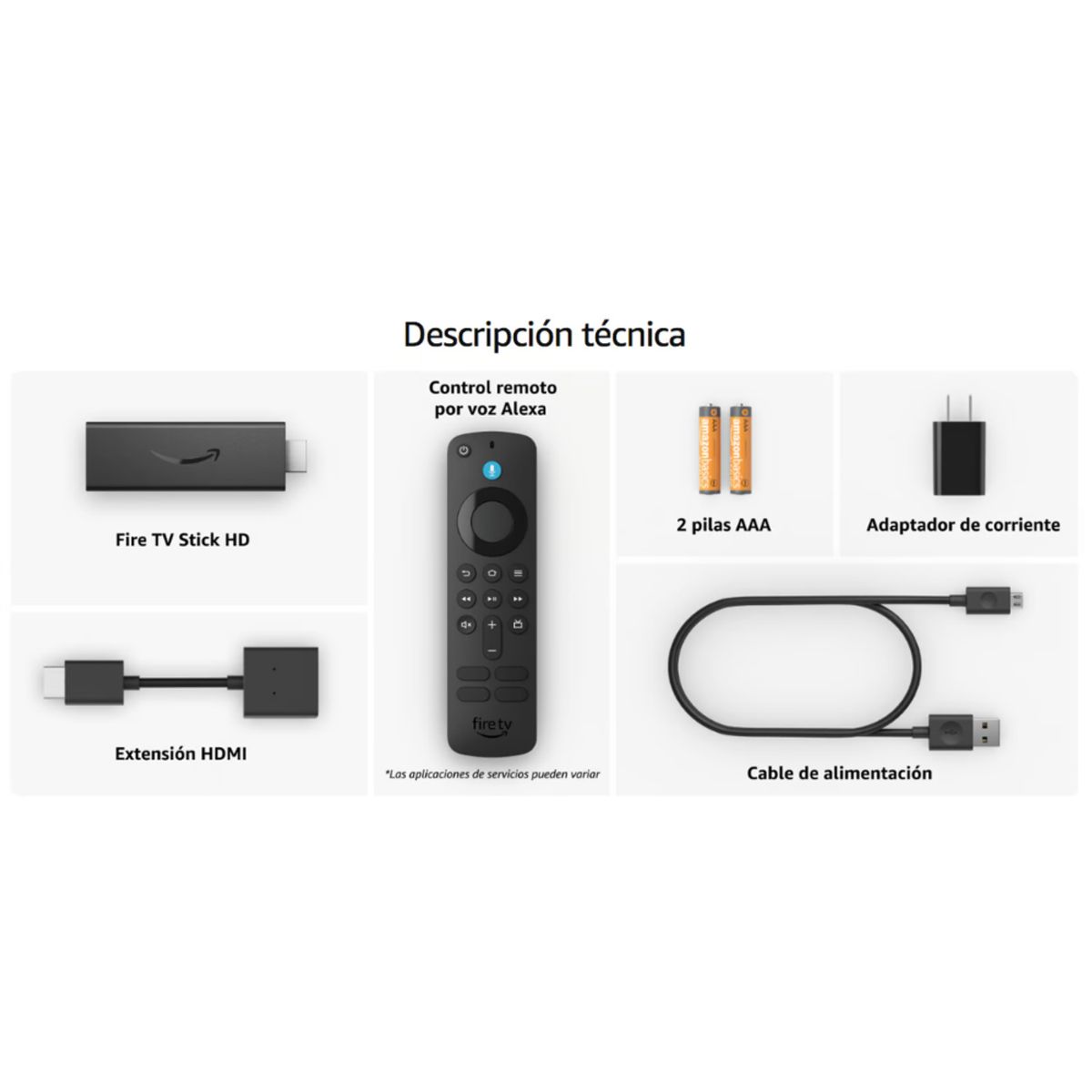 AMAZON - FIRE TV STICK HD V 2024 CONVERTIDOR A SMART TV - AMAZON