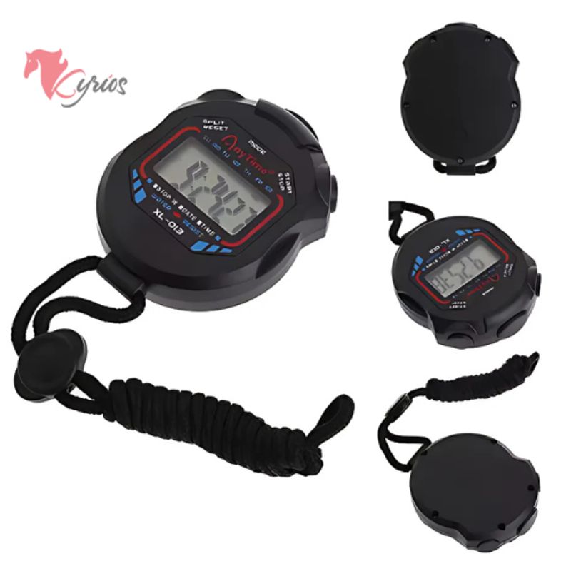 NO LOGO - Cronómetro Digital LCD Resistente al Agua