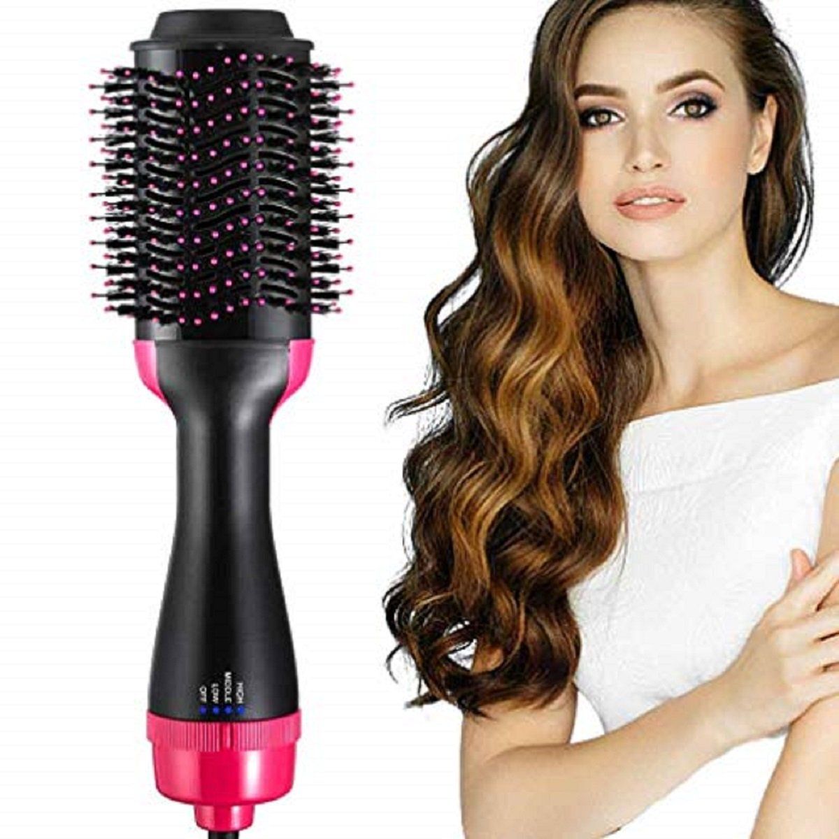 GENERICO - Cepillo Secador de Cabello One Step 3 en 1