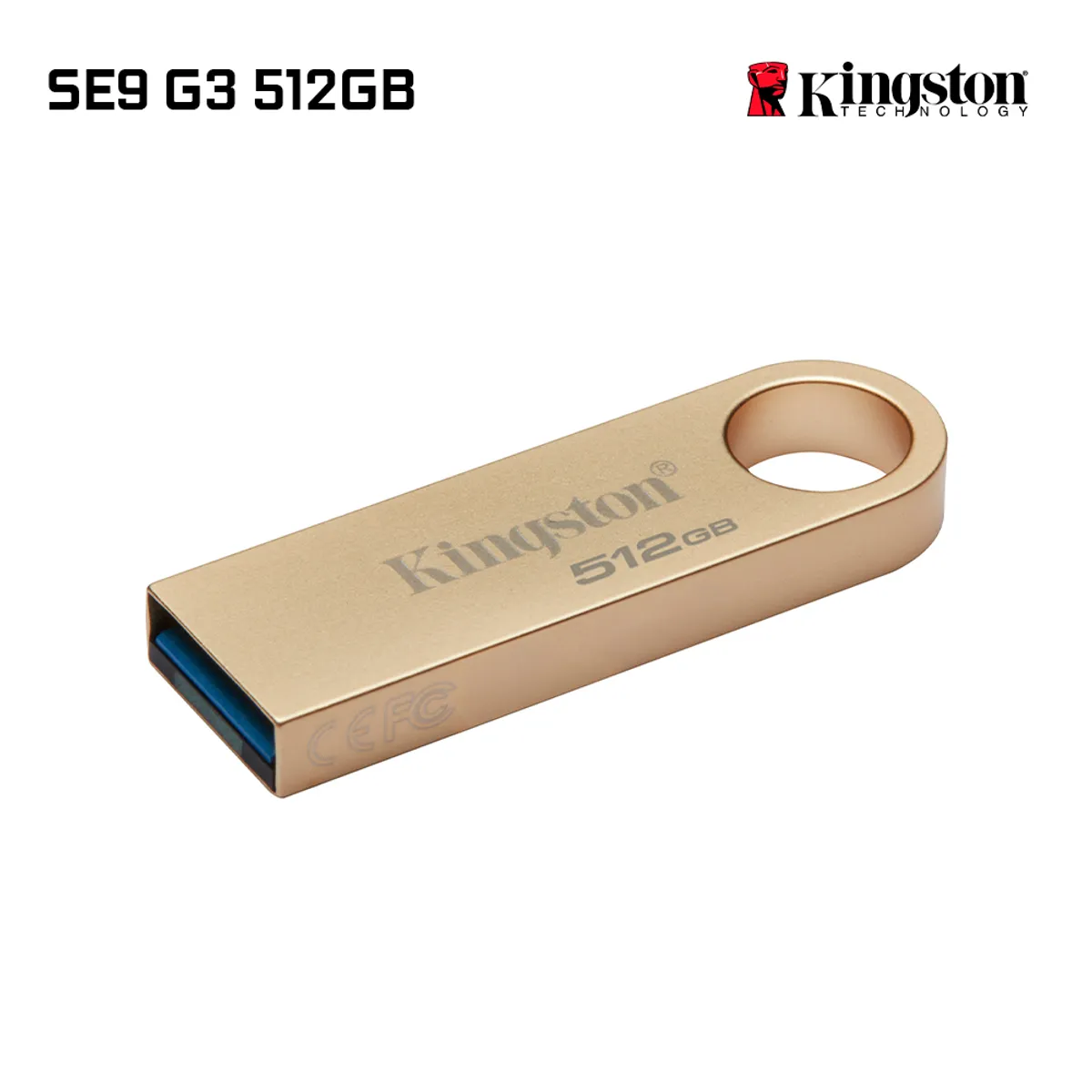 KINGSTON - Memoria USB 3.2 512GB Kingston DataTraveler SE9 G3