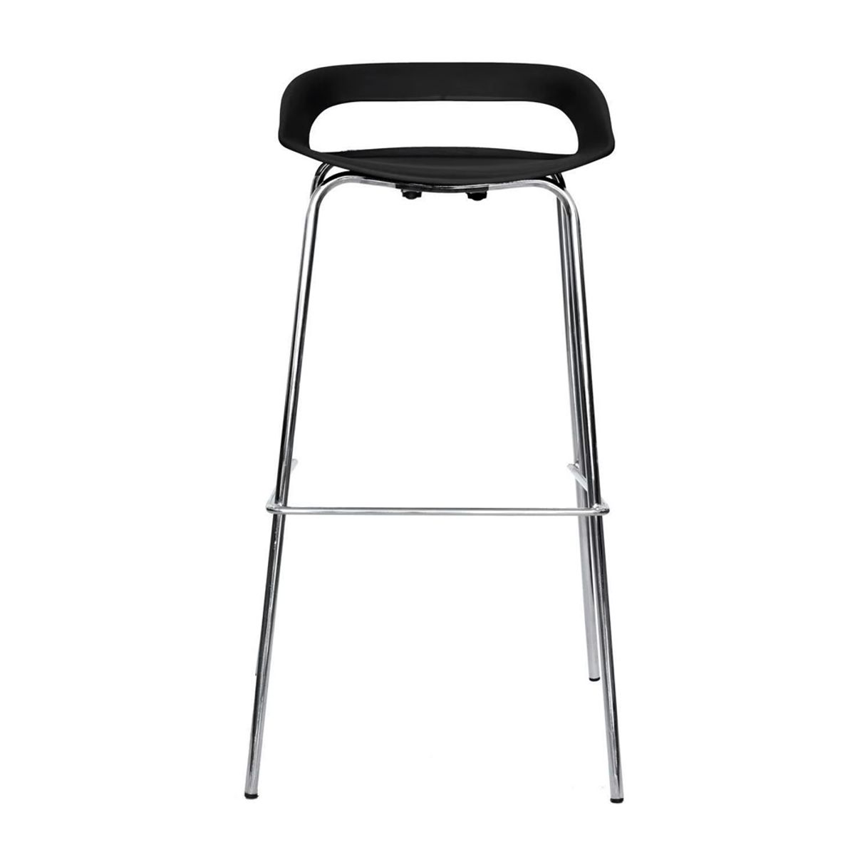 OFIDEAS - Silla Para Bar Fija Tribeca Reposapies Negro Ofideas