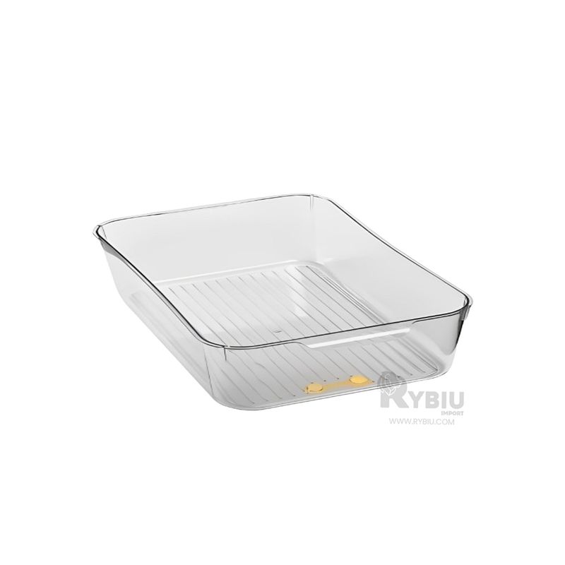 RYBIU IMPORT - Recipiente Moderno con Tapa 32x20x5cm Y+Post-it Adhesivos