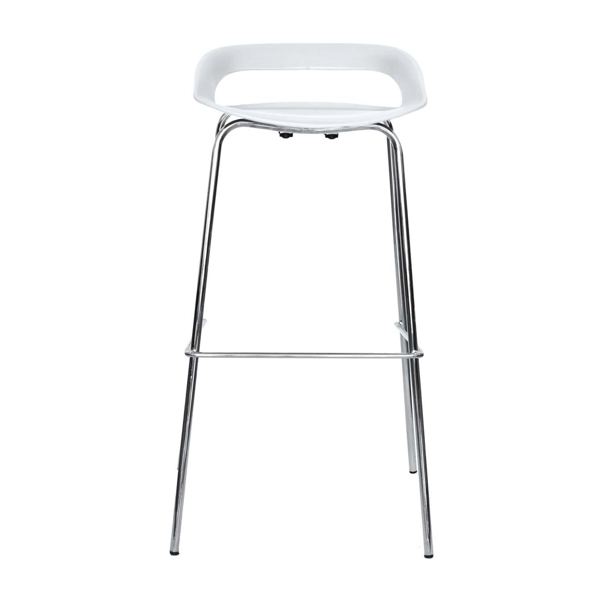 OFIDEAS - Silla Para Bar Fija Tribeca Reposapies Blanco Ofideas