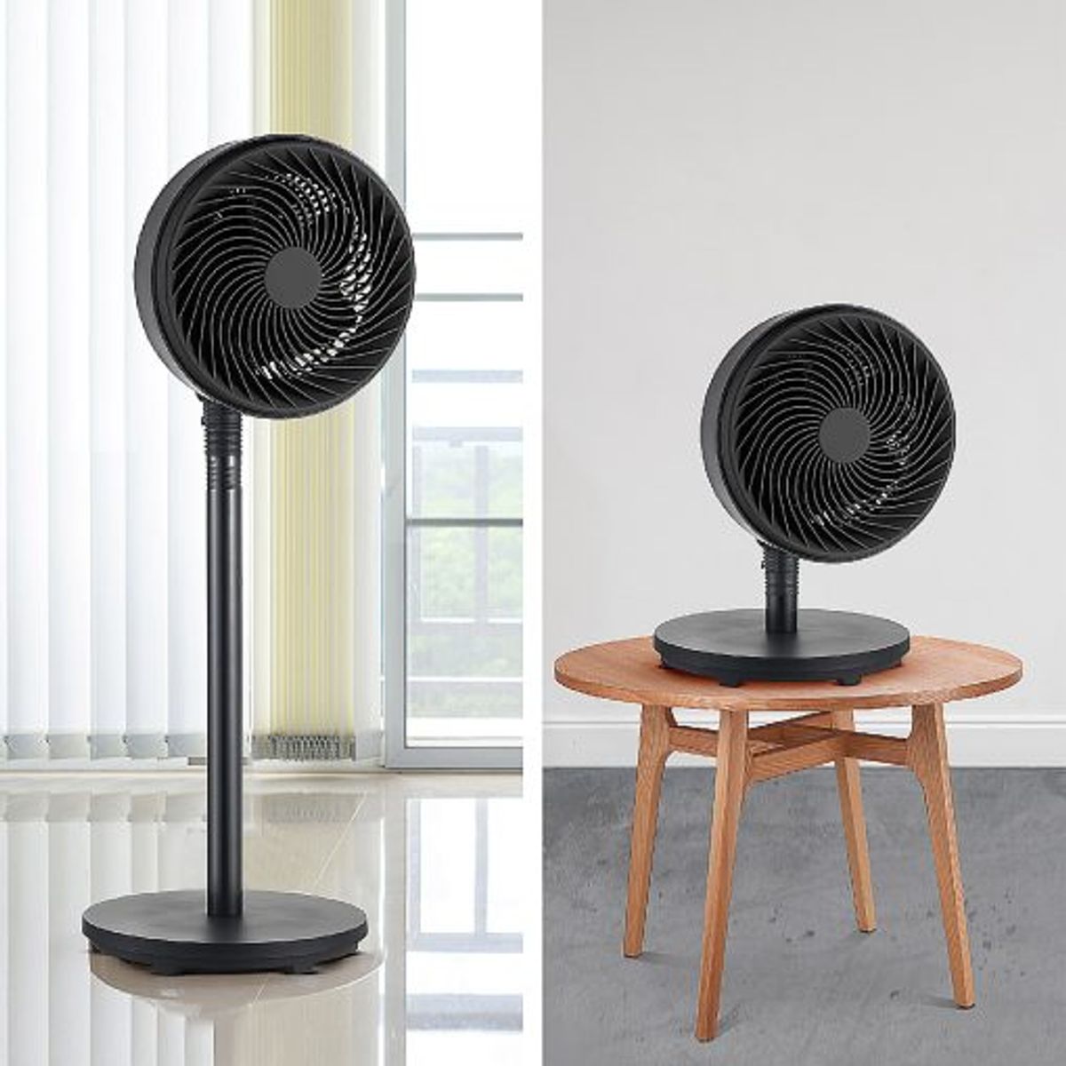 SOLE - Ventilador SOLE 2 en 1 SOLAIR017 Negro