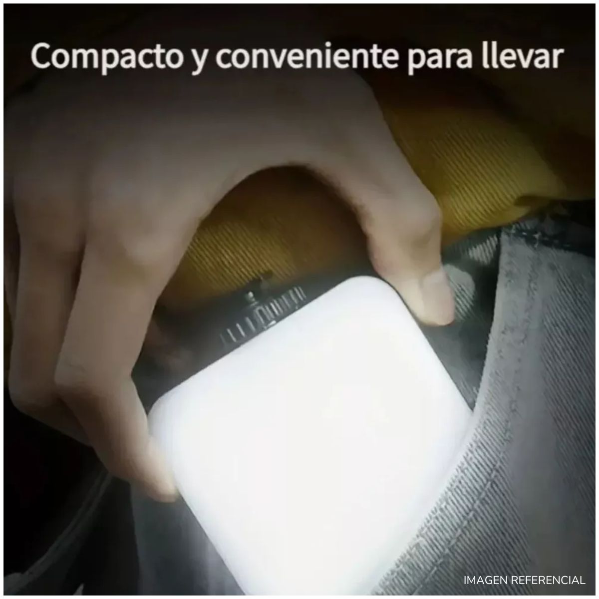 INSPIRA MARKET - Mini Luz Led Selfie Para Celular Laptop Recargable Portátil