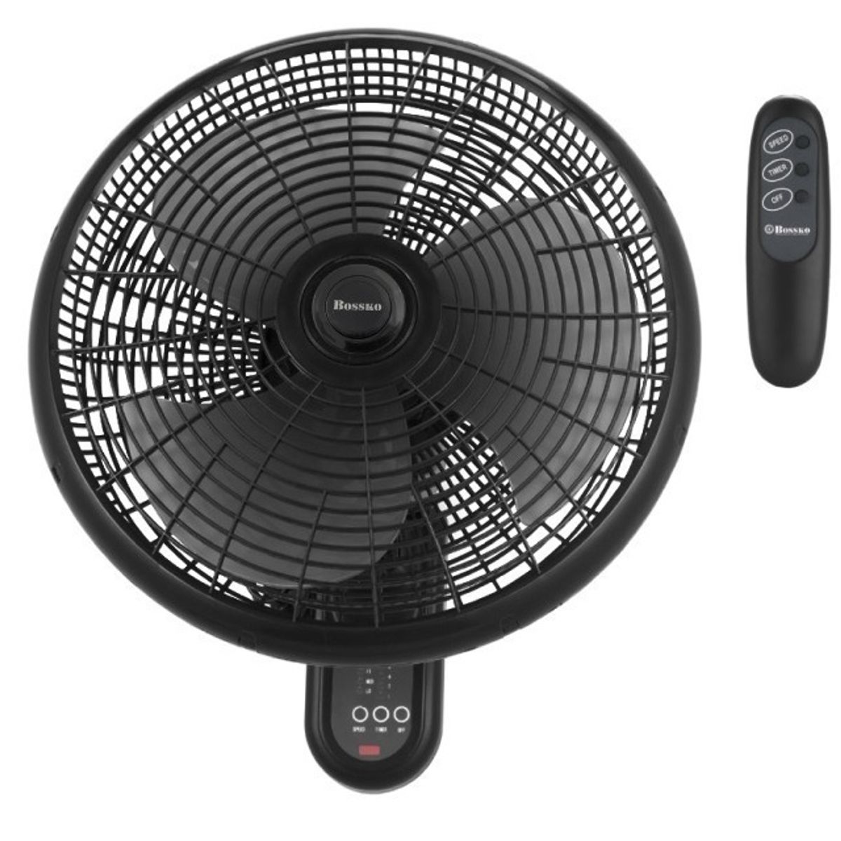 BOSSKO - Ventilador De Pared Bossko BK-8210PD con control remoto