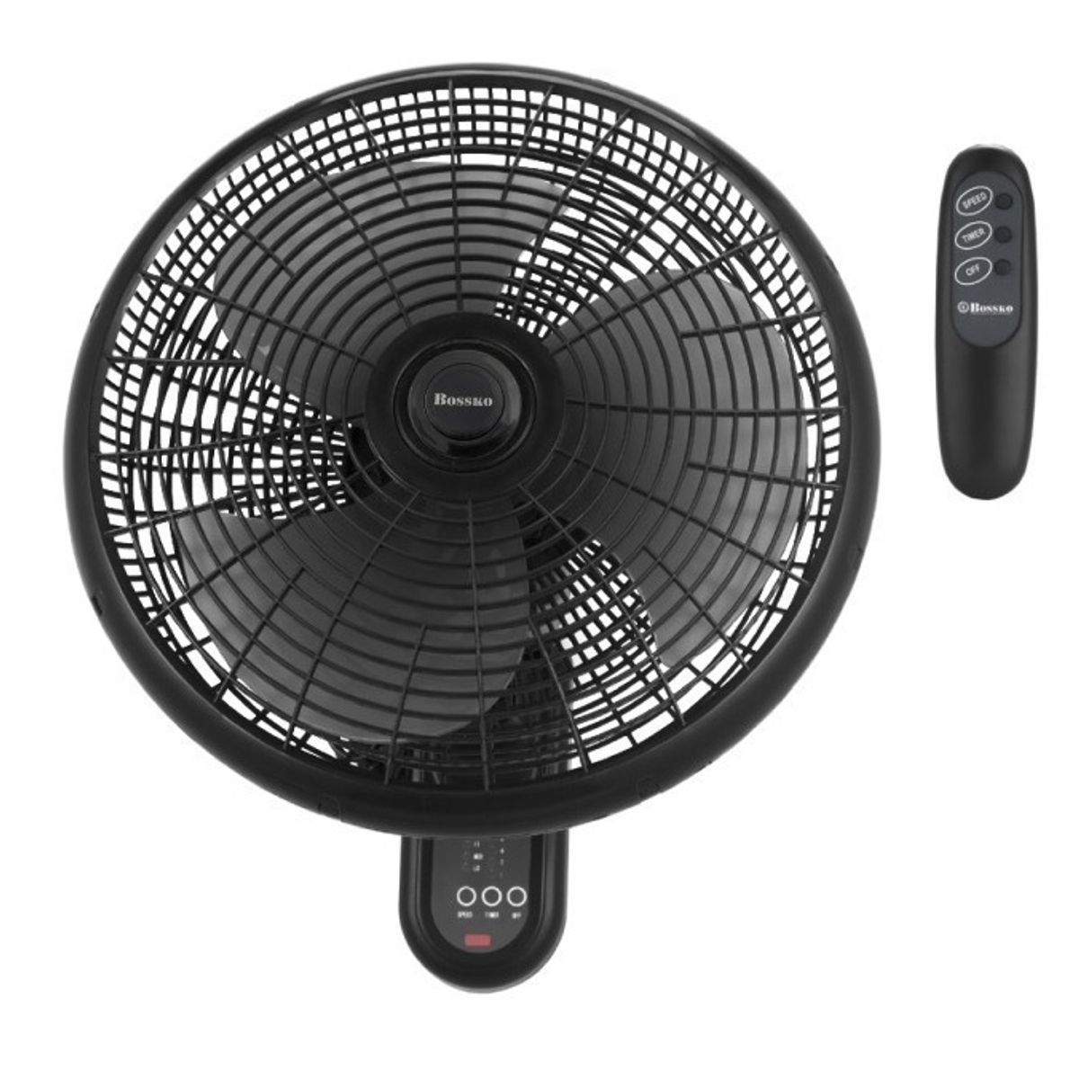 BOSSKO - Ventilador De Pared Bossko BK-8210PD con control remoto