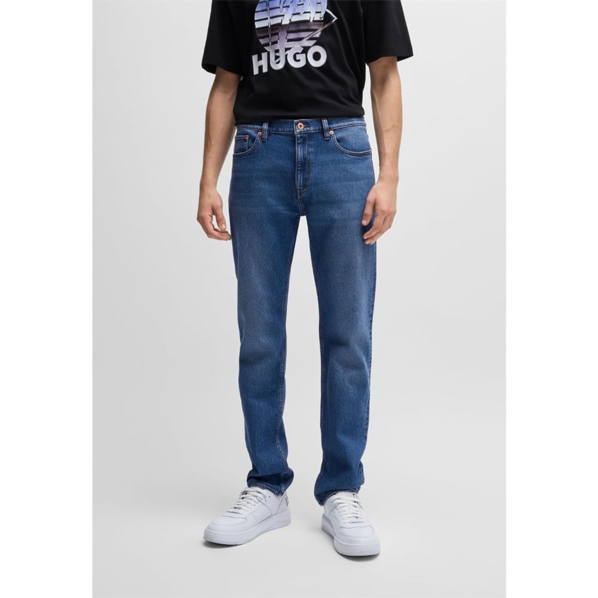 HUGO BOSS - Hugo -  Pantalones jean slim fit en denim elástico