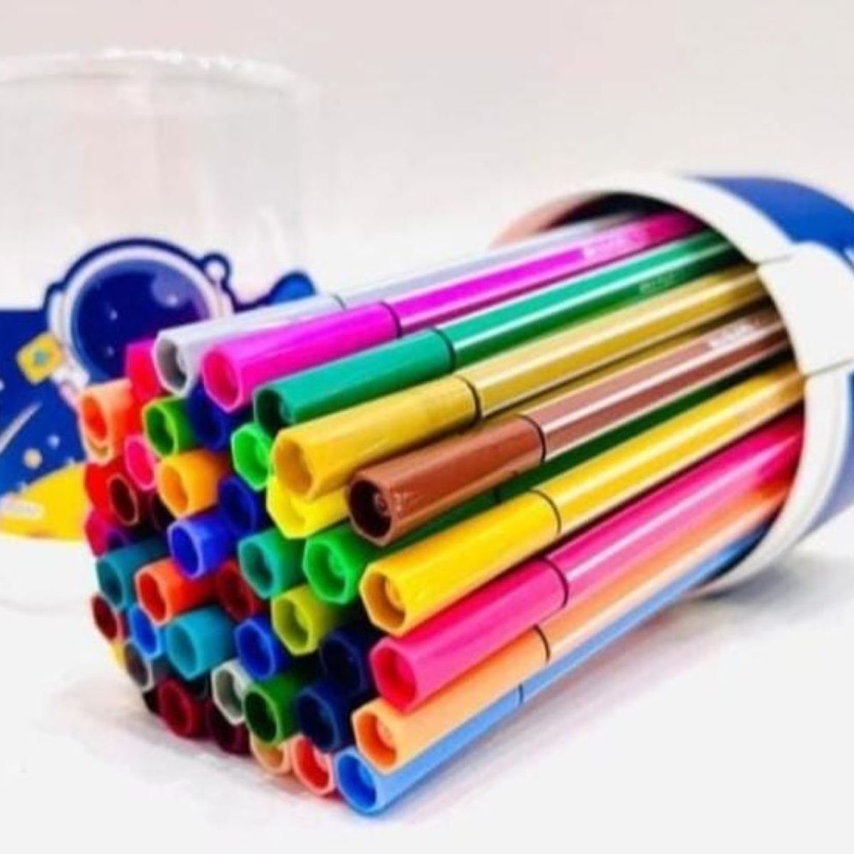 GENERICO - PLUMONES x 48 UNIDADES DISEÑO NIÑA KAWAI