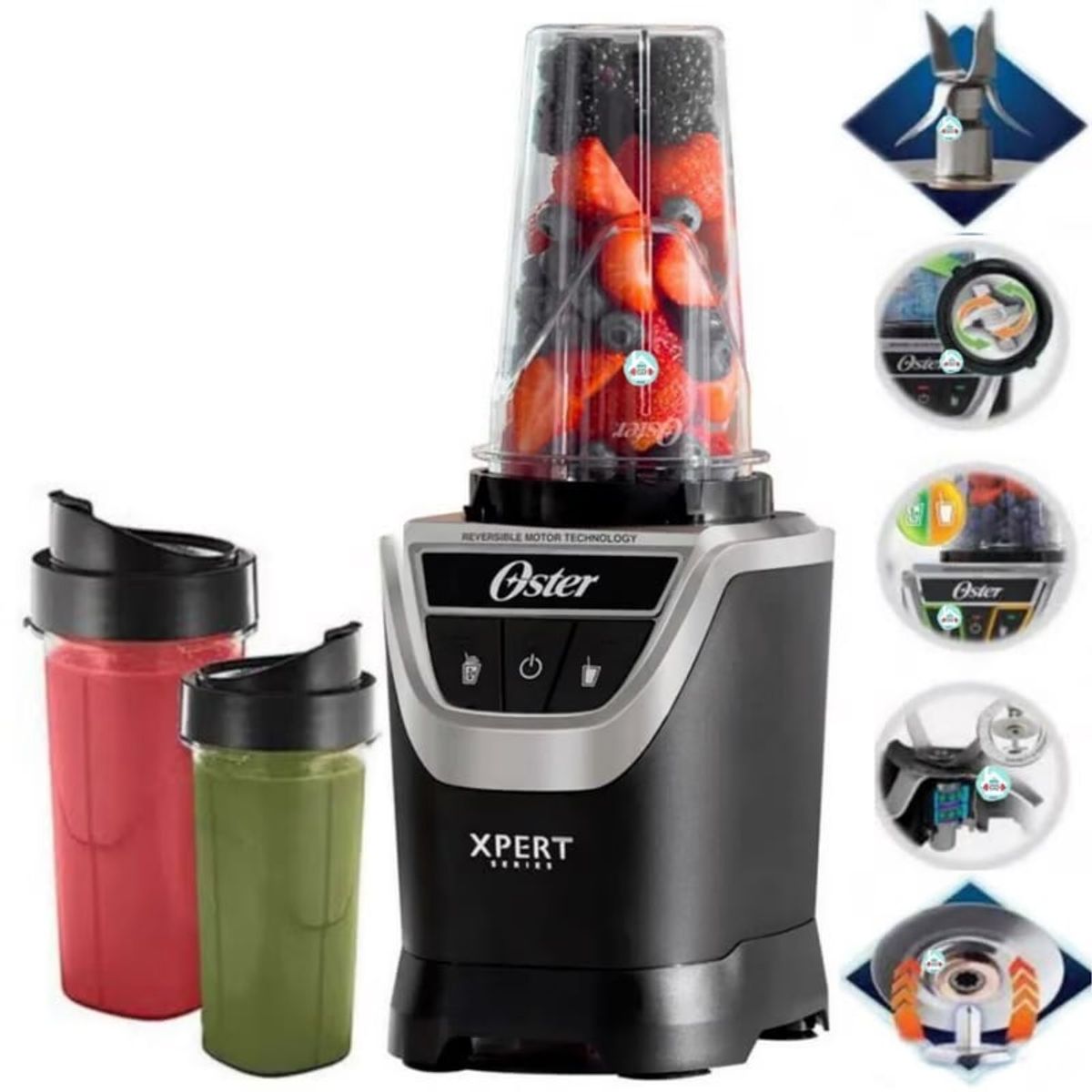 OSTER - Licuadora Personal Xpert Oster con 2 vaso Blend N Go BLSTXPN7002