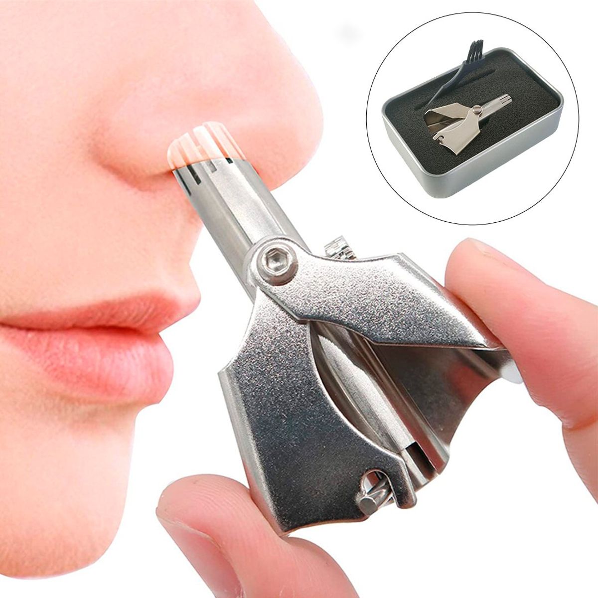 GENERICO - Depilador de vello nasal de acero