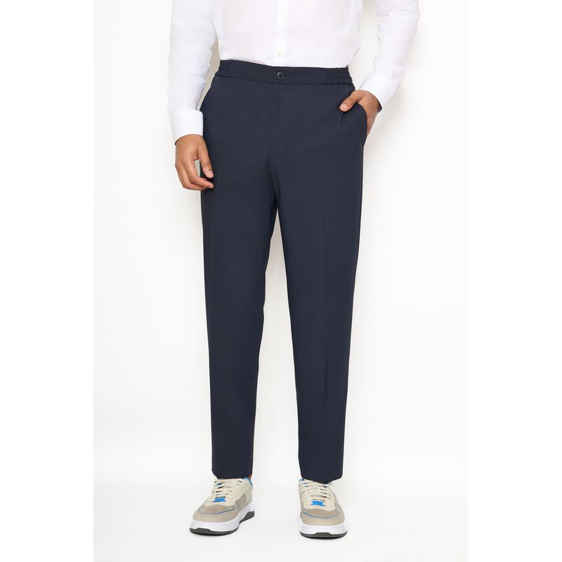 HUGO BOSS - Hugo - Pantalones slim fit de tejido elástico y lana virgen
