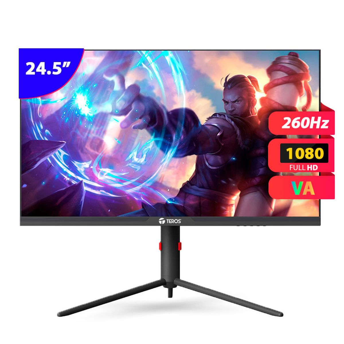 TEROS - Monitor Gaming Teros 24 260HZ 1ms FULL HD modelo TE-2472G Negro