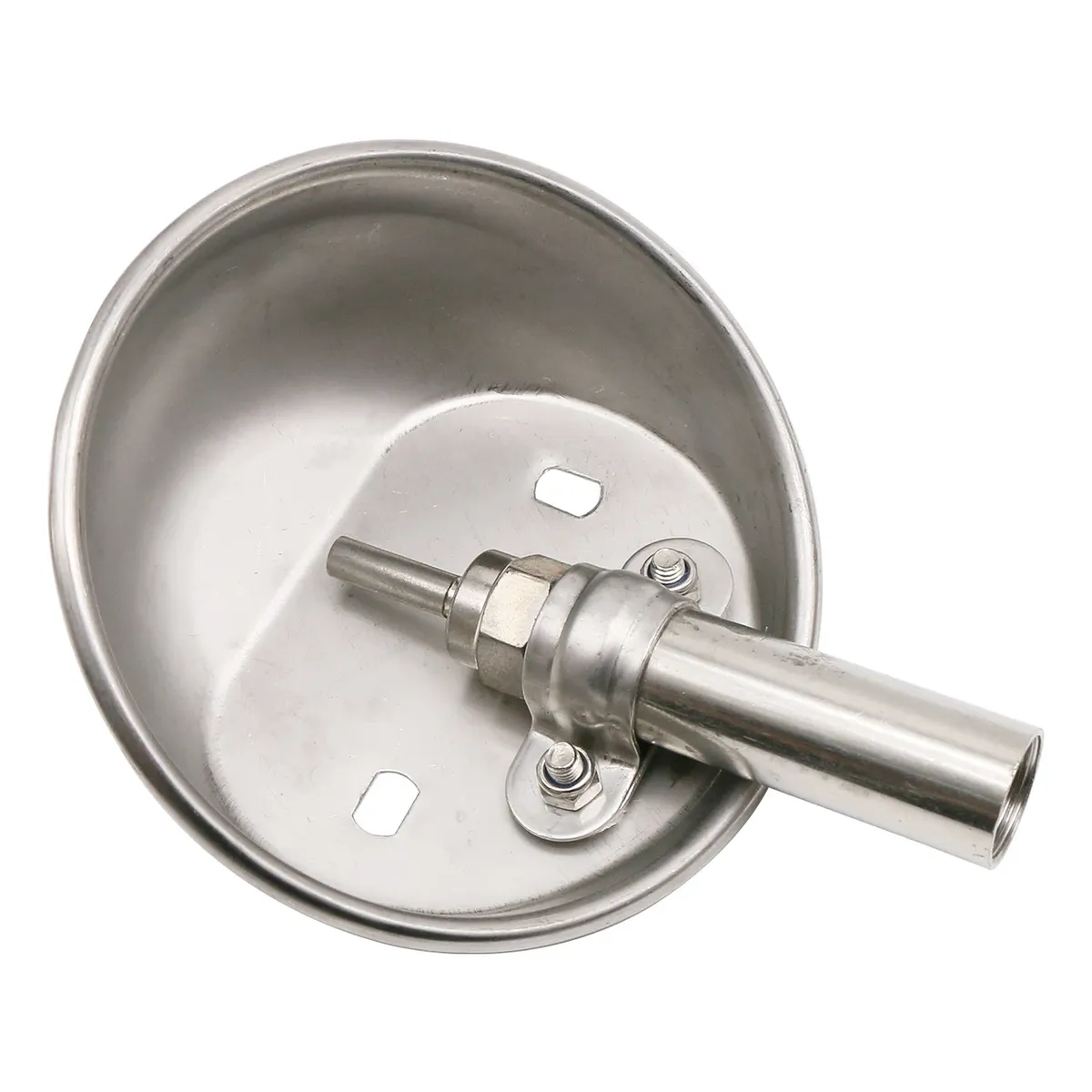 GENERICO - BEBEDERO NIPLE AUTOMATICO CERDO LECHON TAZON ACERO INOX 17CM