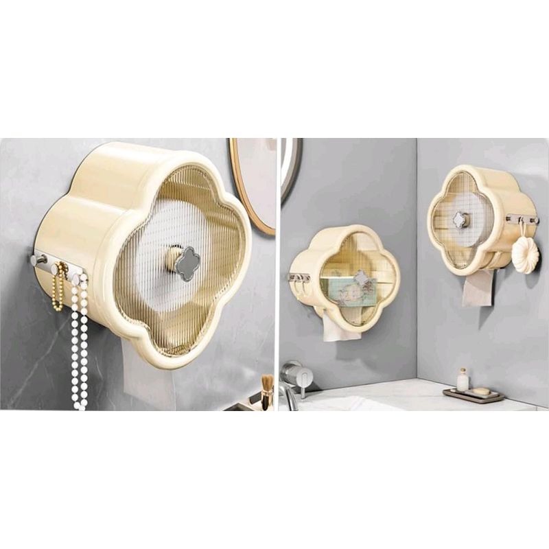 GENERICO - Dispensador de Papel Higiénico forma de flor