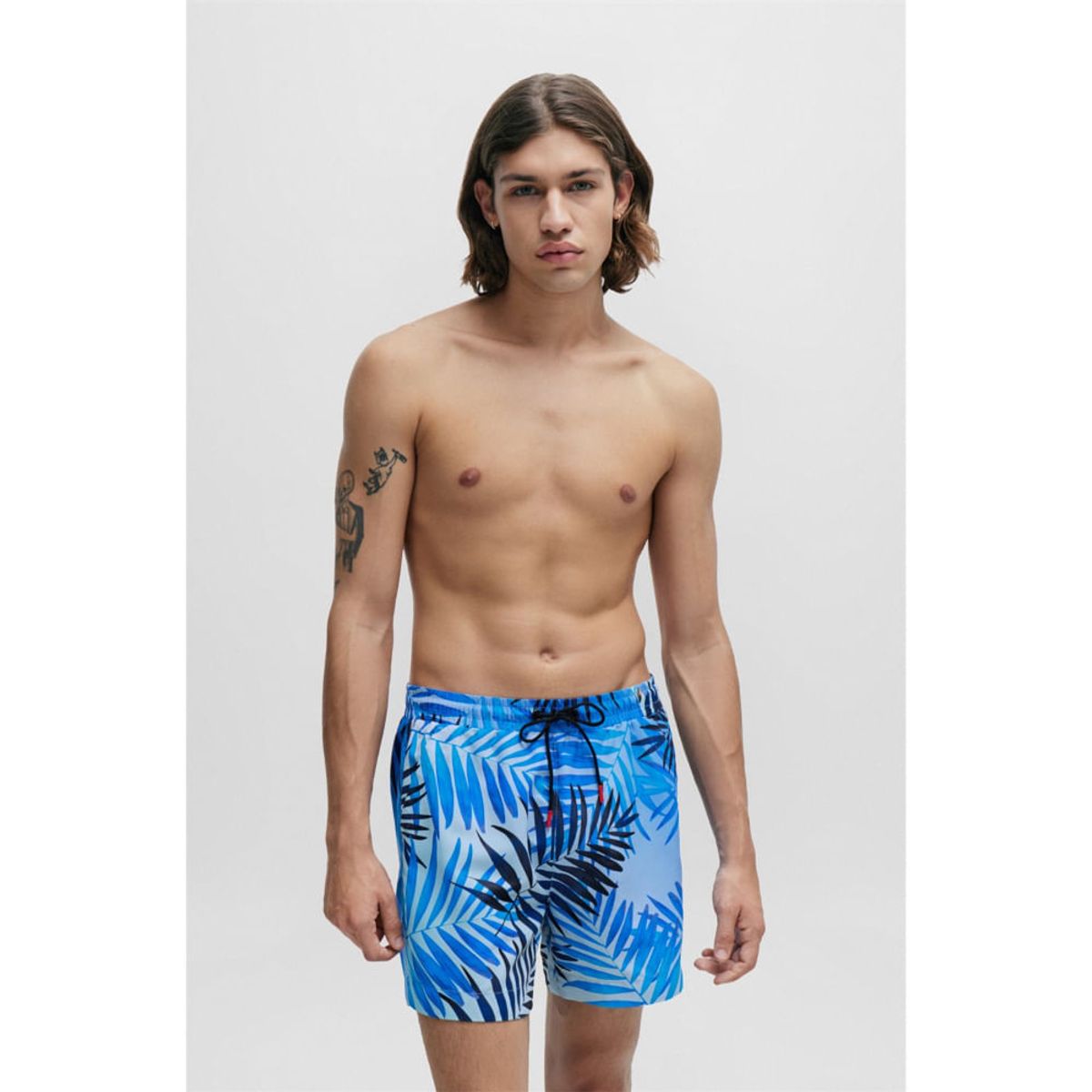 HUGO BOSS - Bañador tipo shorts con forro integral