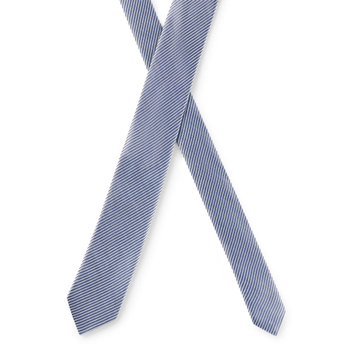 HUGO BOSS - Hugo - Corbata en jacquard de seda con rayas en diagonal