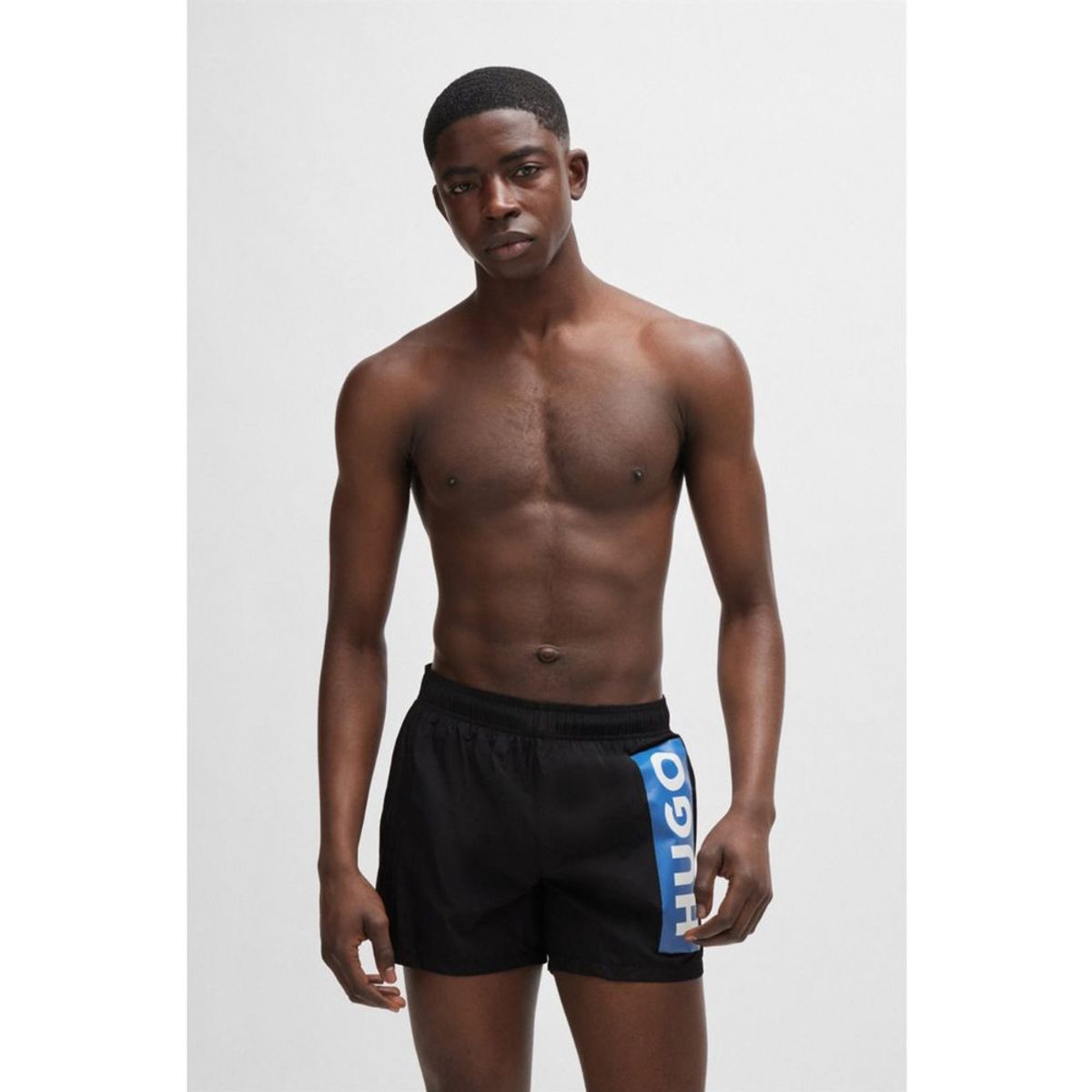 HUGO BOSS - Bañador tipo shorts de secado rápido con forro parcial