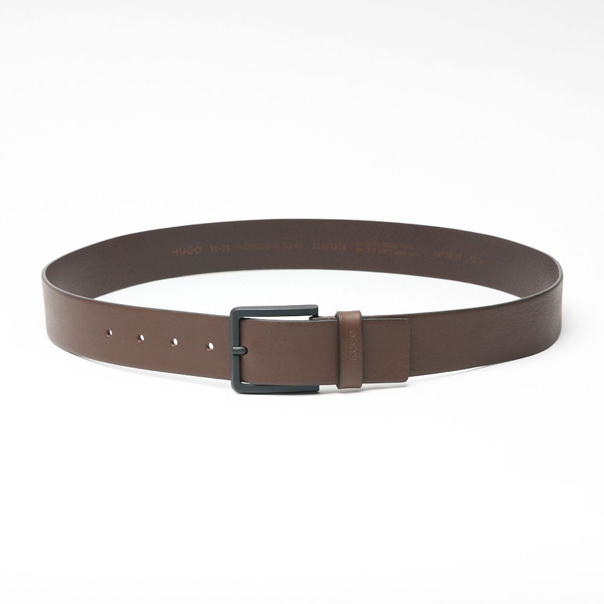 HUGO BOSS - Hugo - Correa de piel italiana con trabilla de la marca