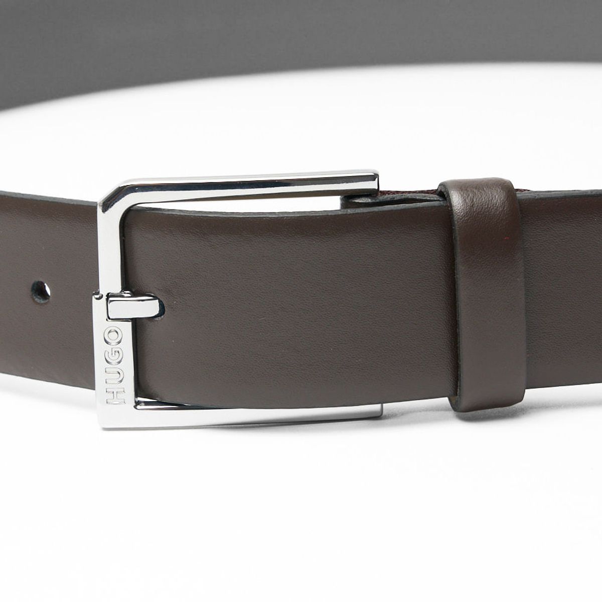 HUGO BOSS - Hugo - Correa de piel italiana con logo en la hebilla