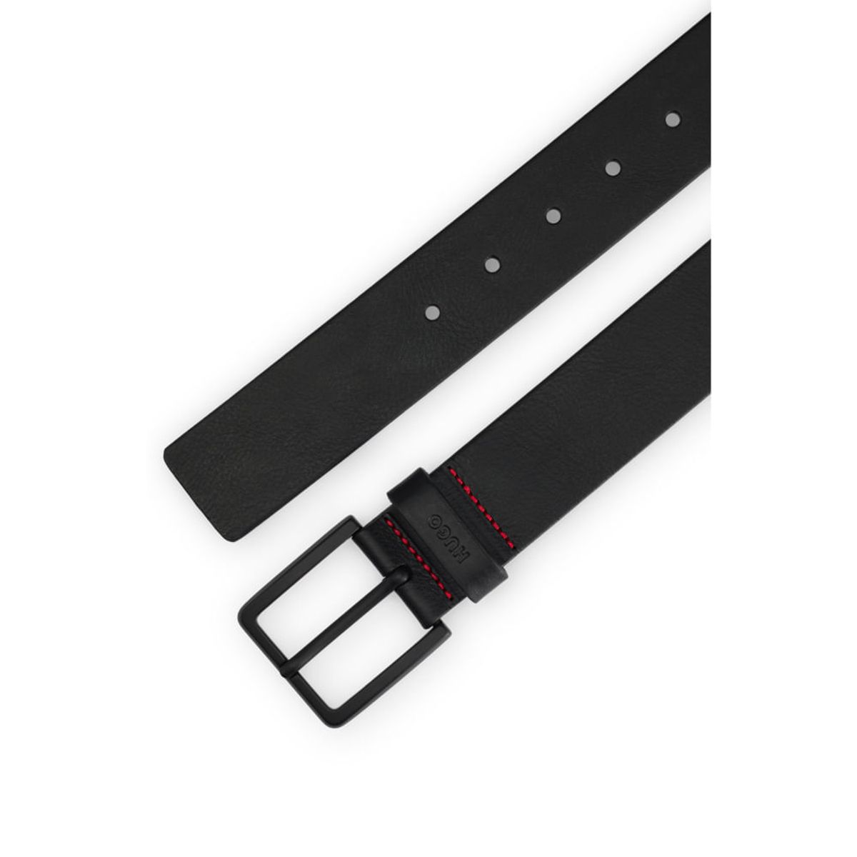 HUGO BOSS - Hugo - Correa de piel italiana con trabilla de la marca