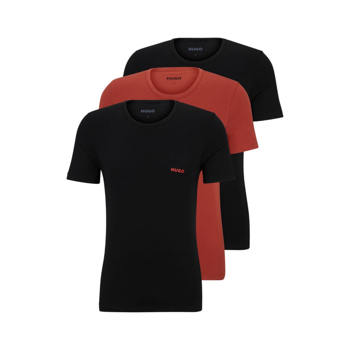 HUGO BOSS - Hugo - Paquete de tres camisetas interiores de algodón