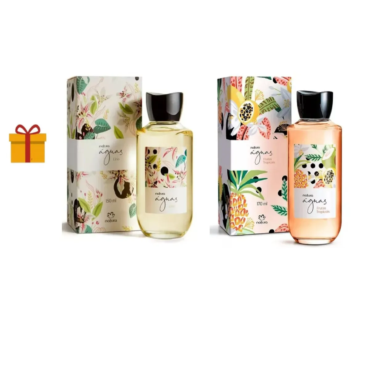 NATURA - Aguas lirio + Aguas frutas tropicales + regalo