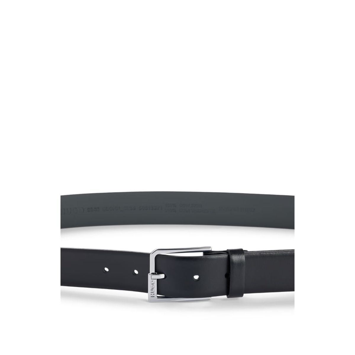 HUGO BOSS - Hugo - Correa de piel italiana con logo en la hebilla