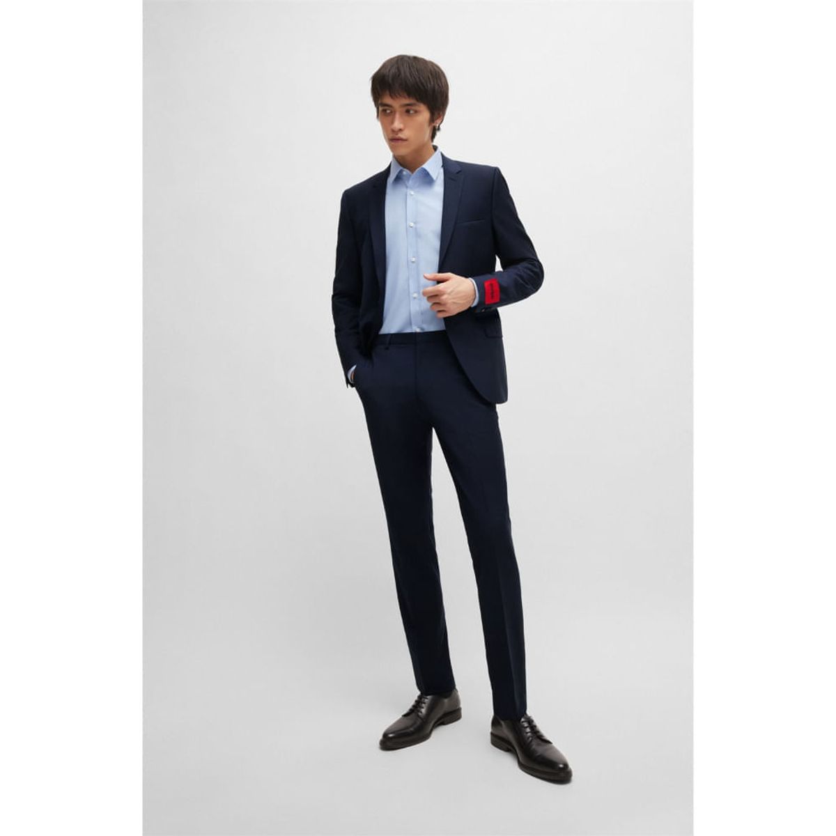 HUGO BOSS - Hugo - Suits separates saco en sarga de lana virgen elástica/54