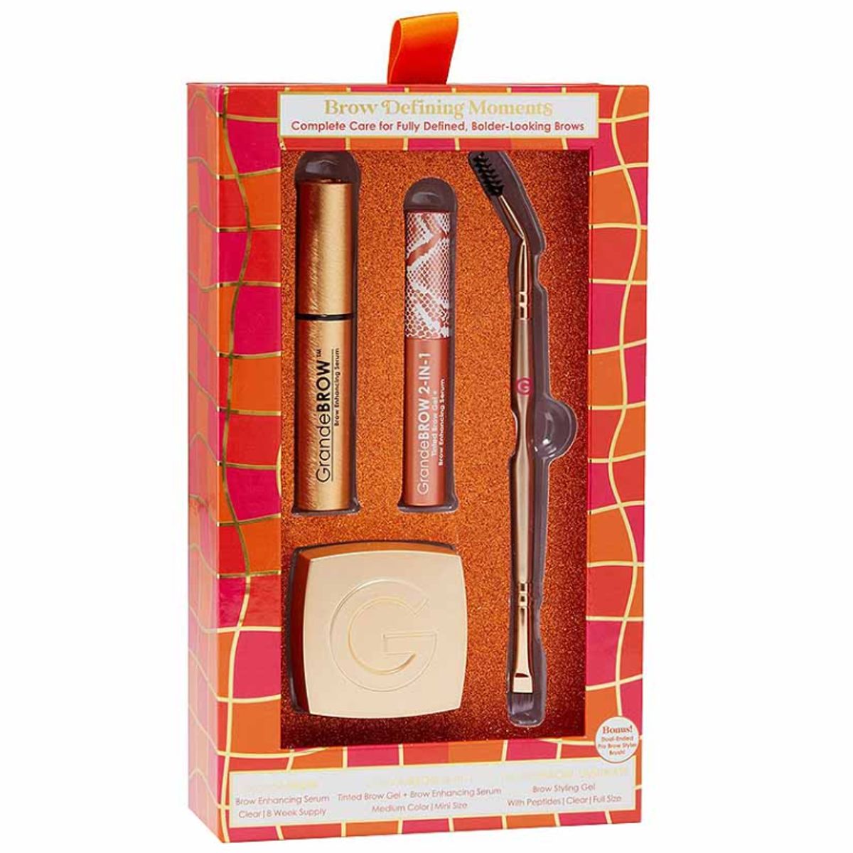 GRANDE COSMETICS - Brow Defining Moments -Set de 4 Productos- Grande Cosmetics