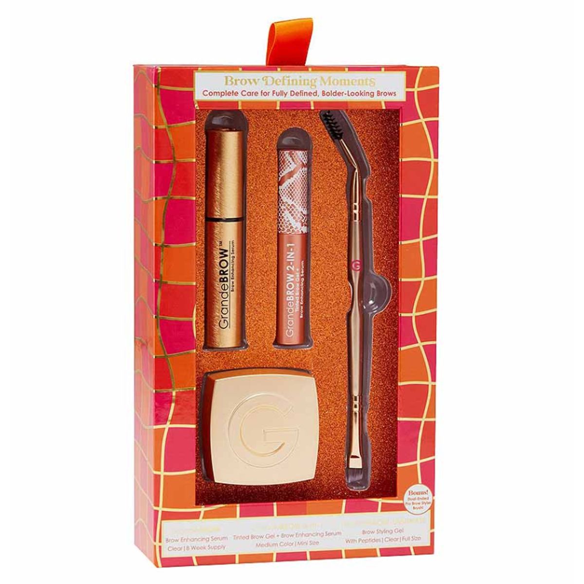 GRANDE COSMETICS - Brow Defining Moments -Set de 4 Productos- Grande Cosmetics