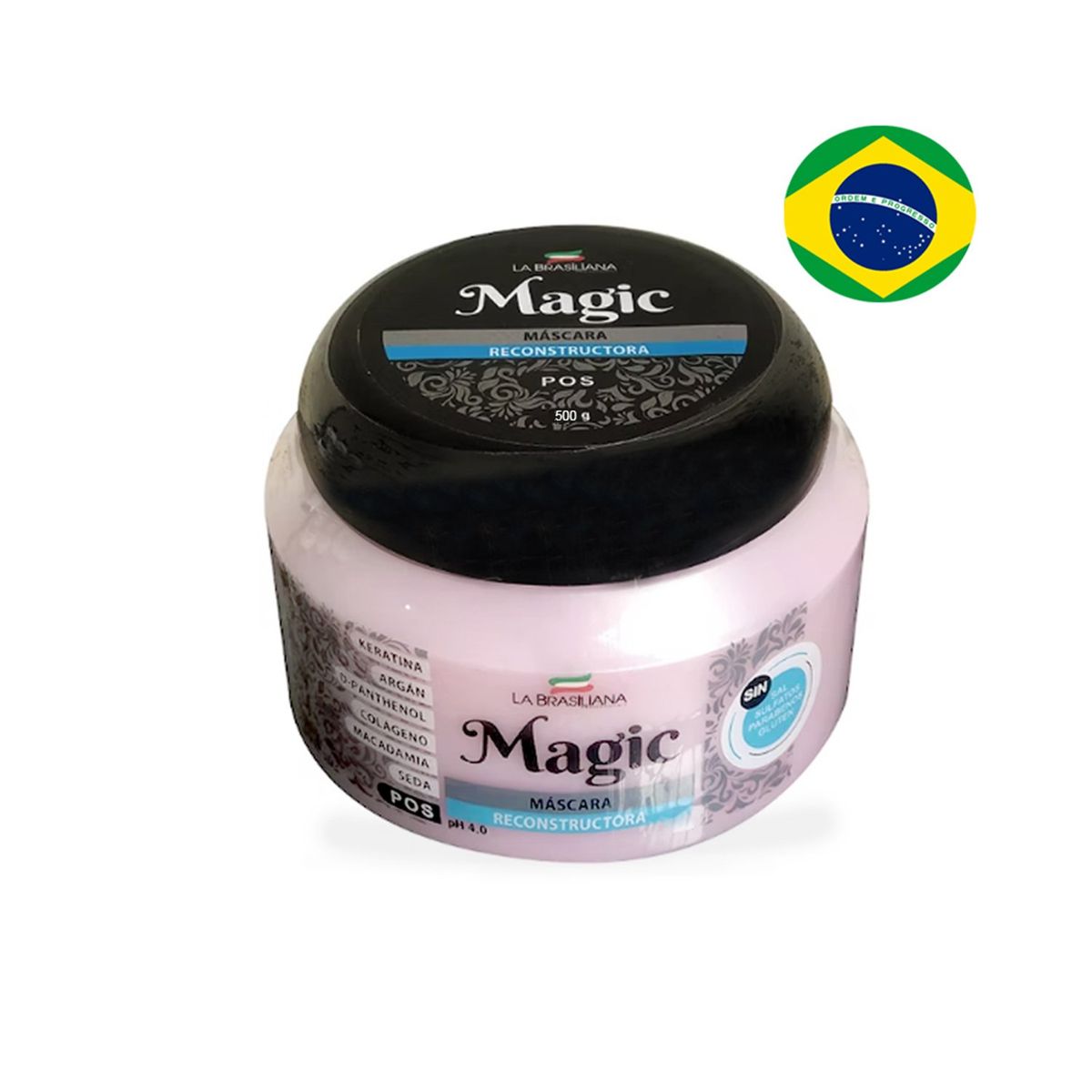 LA BRASILIANA - Máscara Capilar Magic Pos 500gr  - La Brasiliana