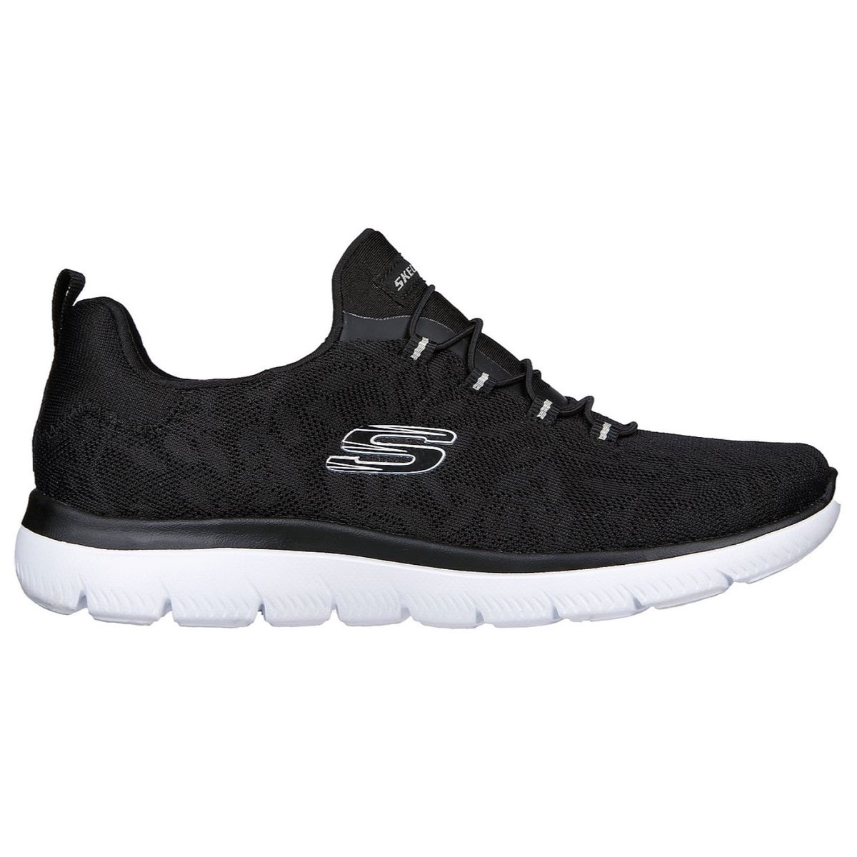SKECHERS - Zapatilla Skechers Summits Good Taste 149936BKW Negro para Mujer