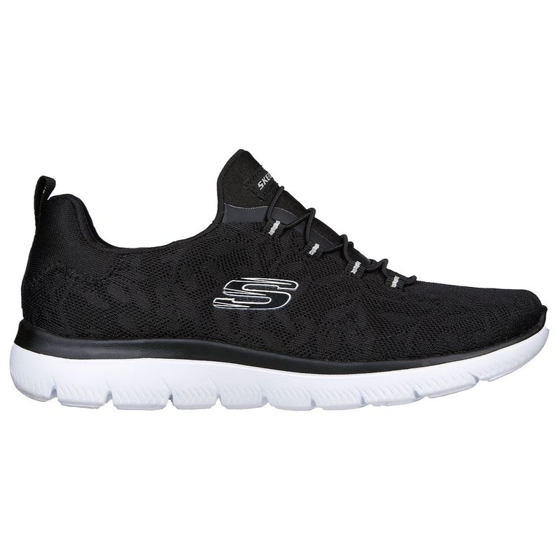 SKECHERS - Zapatilla Skechers Summits Good Taste 149936BKW Negro para Mujer