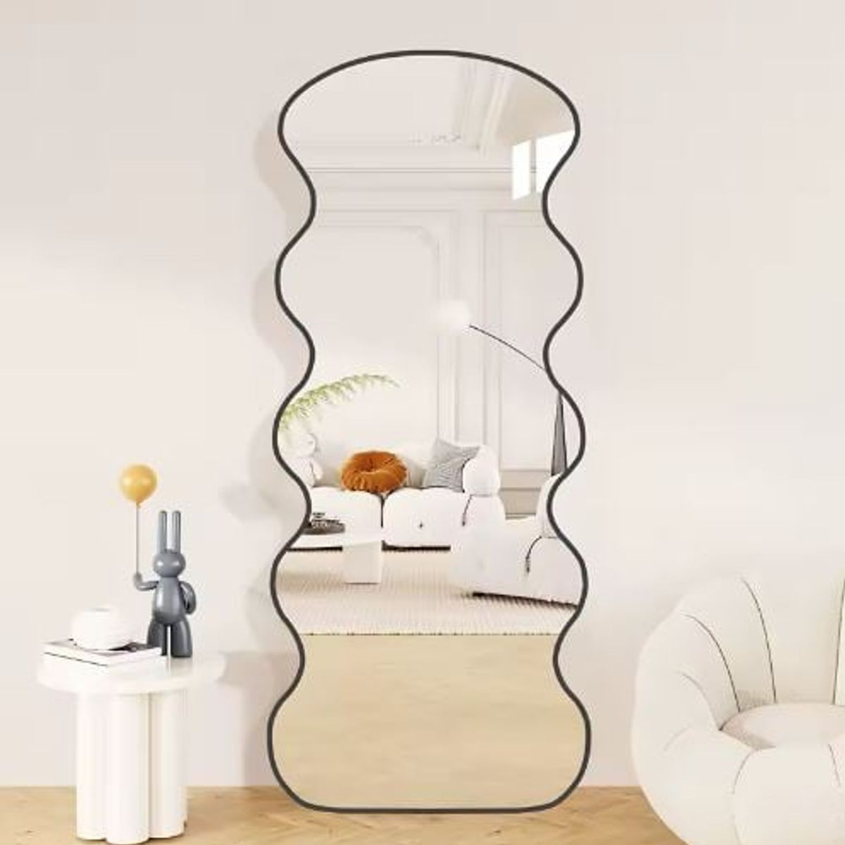 GENERICO - Espejo Decorativo Francisca Forma Rectangular Curvo