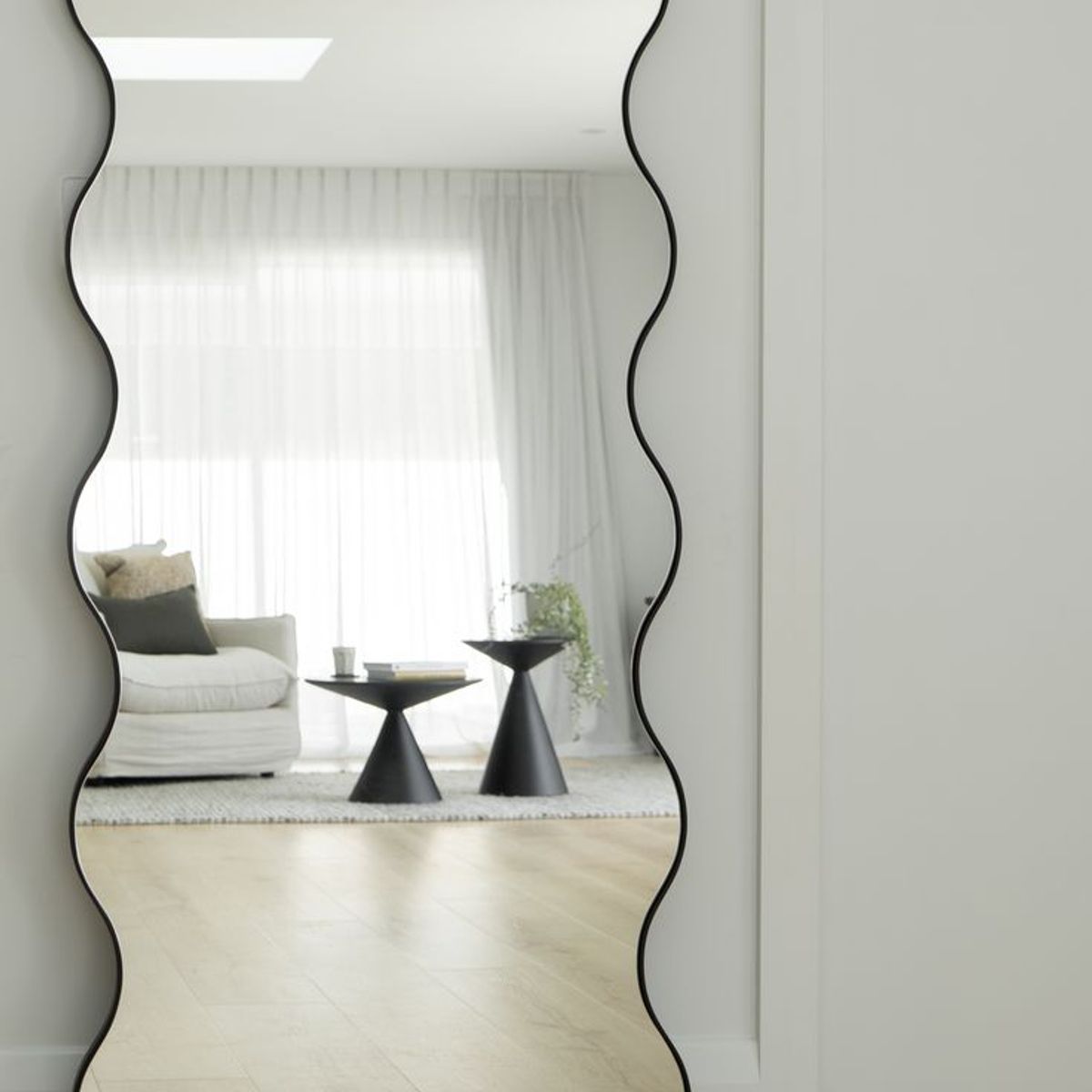 GENERICO - Espejo Decorativo Francisca Forma Rectangular Curvo