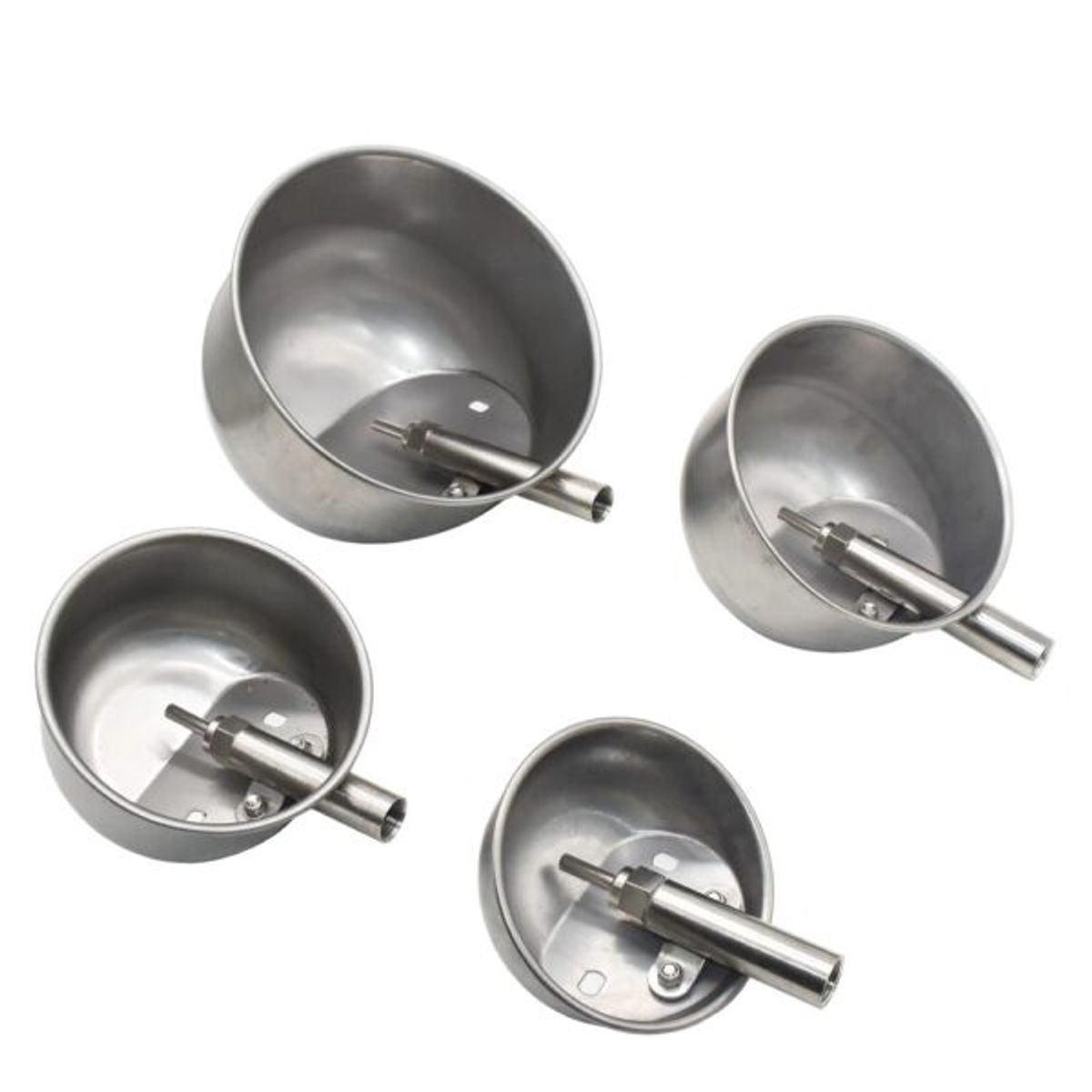 GENERICO - BEBEDERO NIPLE AUTOMATICO CERDO LECHON TAZON ACERO INOX 13CM