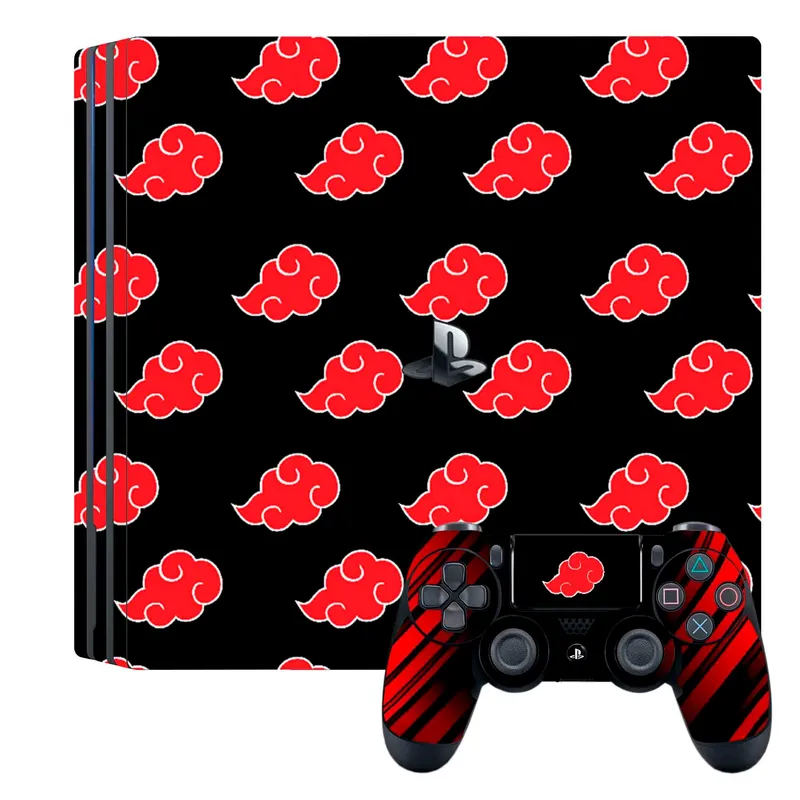 GENERICO - Skin Adhesivo Ps4 Pro Narut akatsuki