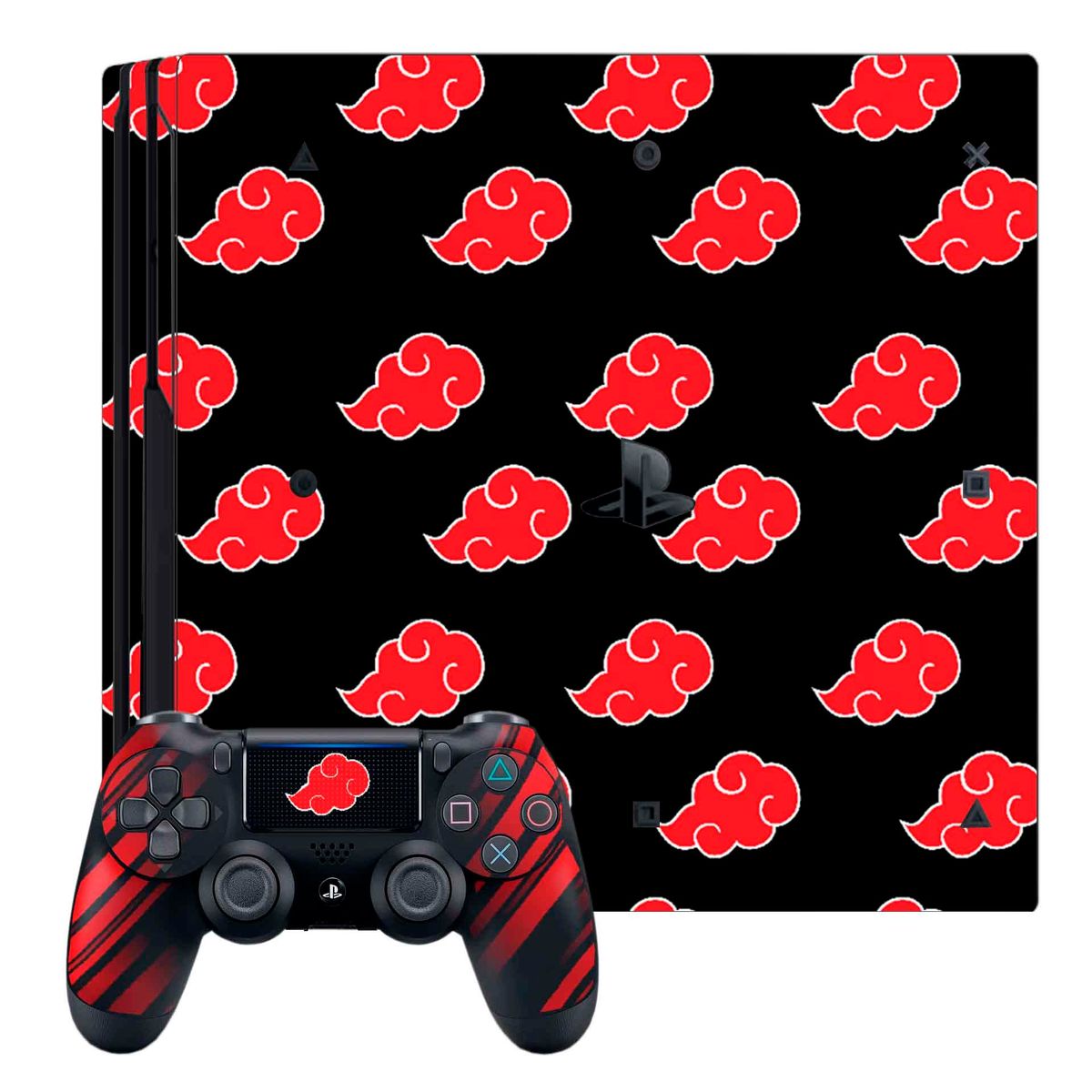 GENERICO - Skin Adhesivo Ps4 Pro Narut akatsuki