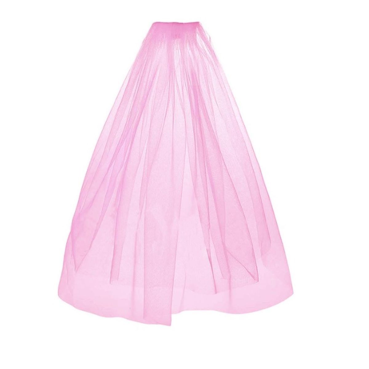 GENERICO - Set velo rosa banda fucsia bride novia despedida de soltera