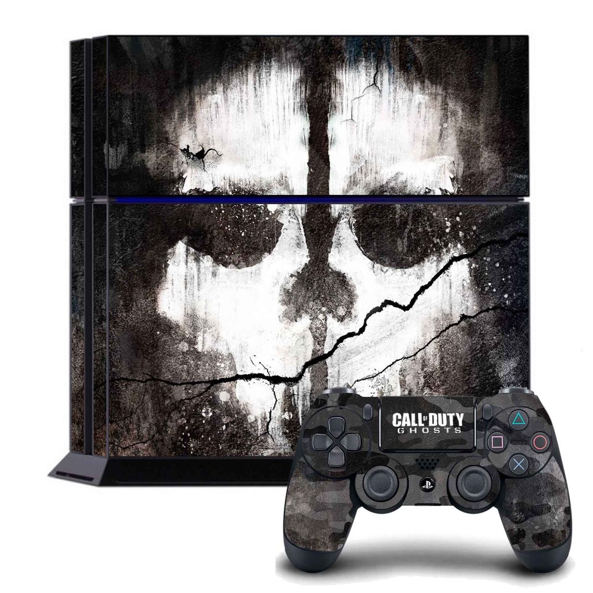 GENERICO - Skin Adhesivo Ps4 Fat Ghost COD edition